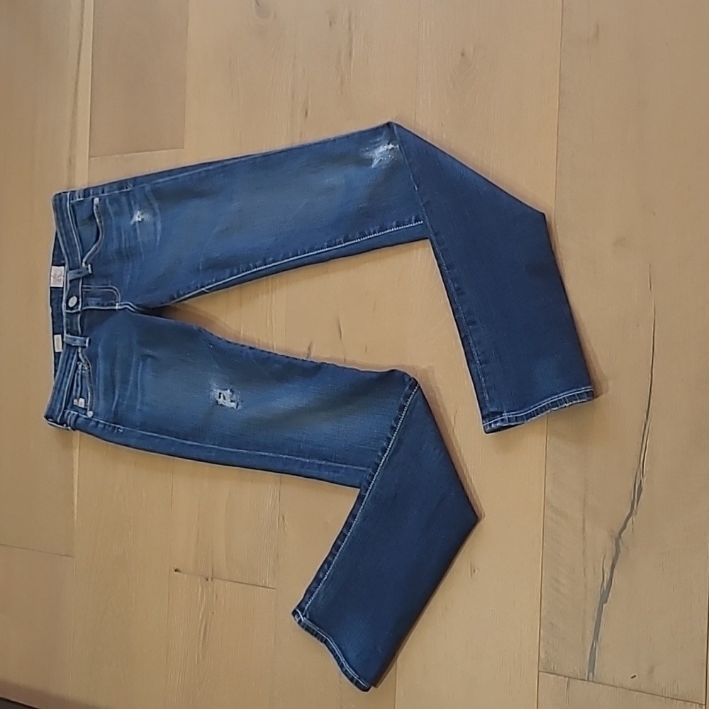 AG Adriano Goldschmied Jeans Women's sz 25 Aubrey Skinny Straight Denim Jeans
